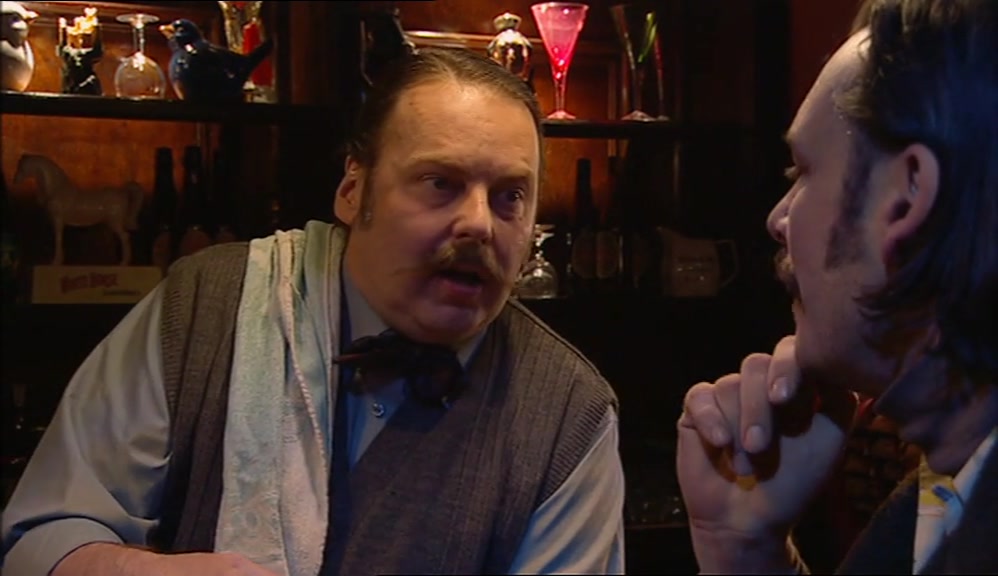 - JUST GET A WHISKY, PLEASE. - COMING RIGHT UP. 