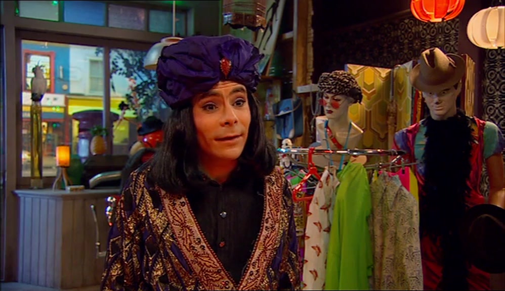 - REMEMBER WHEN I WAS IN CANDIDE? - I DIDN'T KNOW YOU WERE IN THAT. 