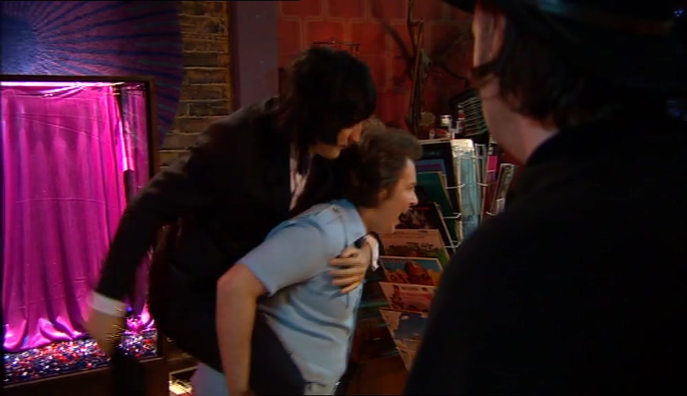 - SEE YOU. - YEAH! (LAUGHS) 