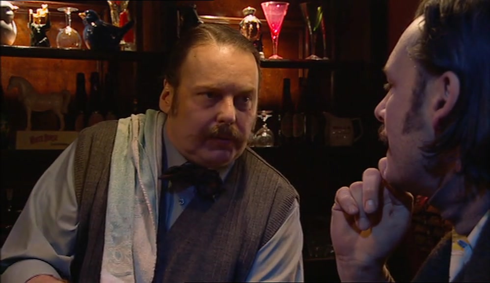 - JUST GET A WHISKY, PLEASE. - COMING RIGHT UP. 