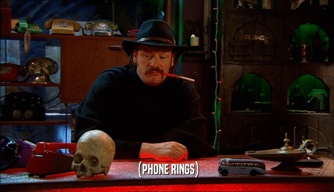 (PHONE RINGS)  
