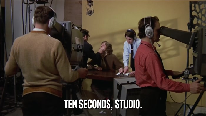 TEN SECONDS, STUDIO.  