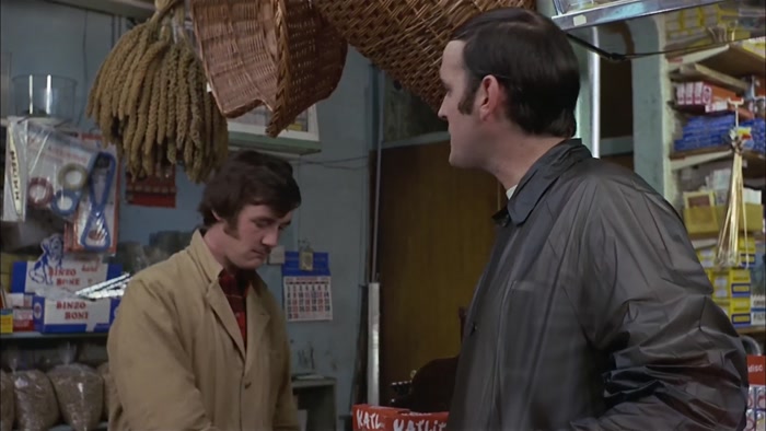 NEVER MIND THAT, MY LAD. I WISH TO COMPLAIN ABOUT THIS PARROT... 