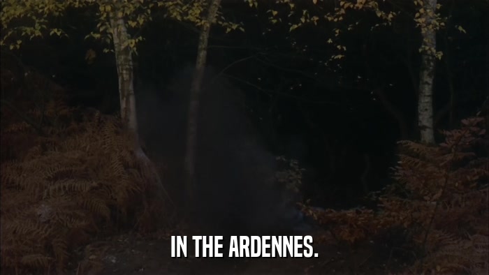 IN THE ARDENNES.  