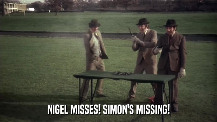 NIGEL MISSES! SIMON'S MISSING!  