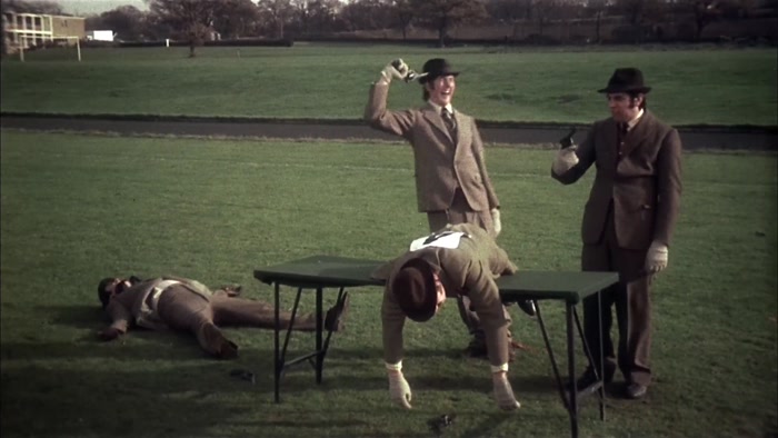 AND SIMON SHOOTS HIMSELF. SIMON IS THIRD. 