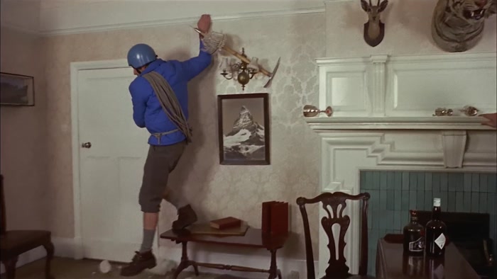 THERE'S A TERRIBLY EASY BIT OVER THE FLOOR UP ONTO THE CHAIR. 