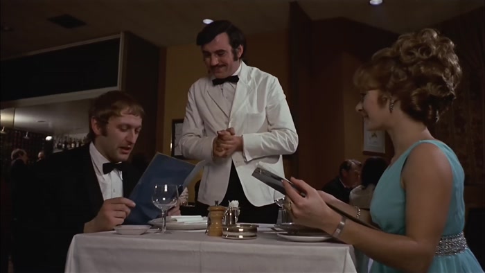 ANYWAY, DARLING, HAVE A LOOK AT THE MENU. 