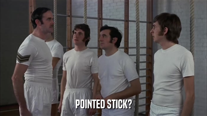 POINTED STICK?  