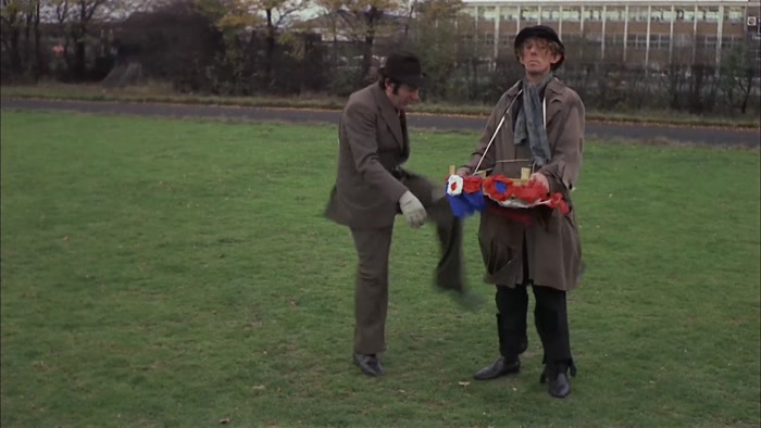 AND NIGEL TO PUT THE BROGUE IN THERE! OH, BEAUTIFULLY PLACED! 