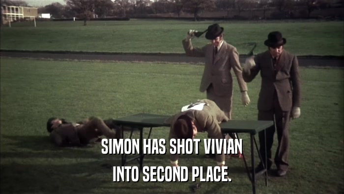 SIMON HAS SHOT VIVIAN INTO SECOND PLACE. 