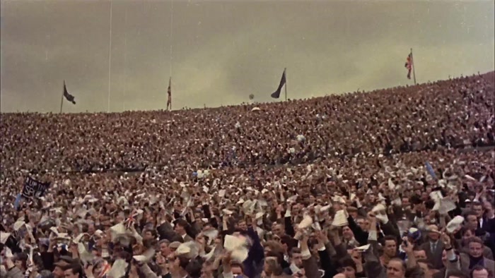 THE CROWD IS REALLY EXCITED!  