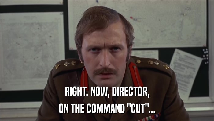 RIGHT. NOW, DIRECTOR, ON THE COMMAND 