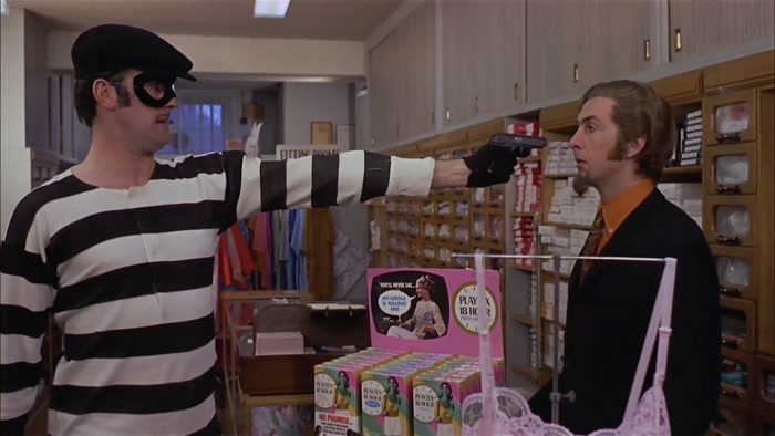 GOOD MORNING. I'M A BANK ROBBER.  