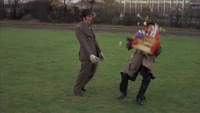 AND NIGEL TO PUT THE BROGUE IN THERE! OH, BEAUTIFULLY PLACED! 