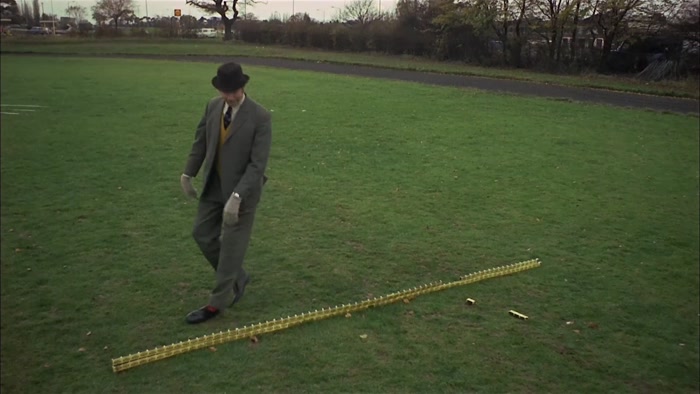 AND HERE IT'S OLIVER. HE HASN'T CLEARED THE JUMP. 