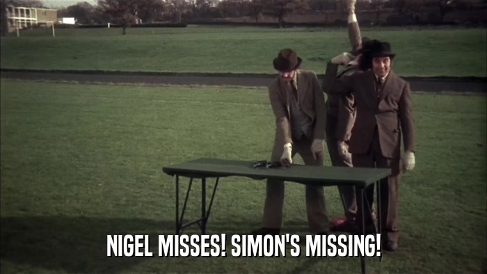 NIGEL MISSES! SIMON'S MISSING!  