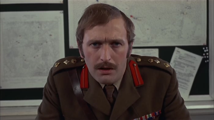 BUT THAT'S BESIDE THE POINT. I'M WARNING THIS FILM NOT TO GET SILLY AGAIN. 