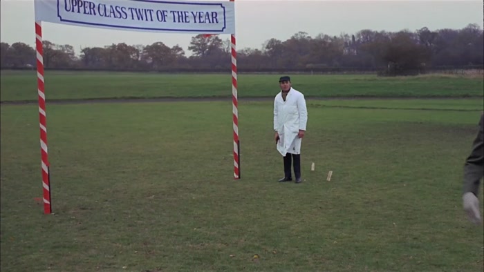 AND TO THE LEFT BUT, HE'LL SOON PICK UP THE LINE... 