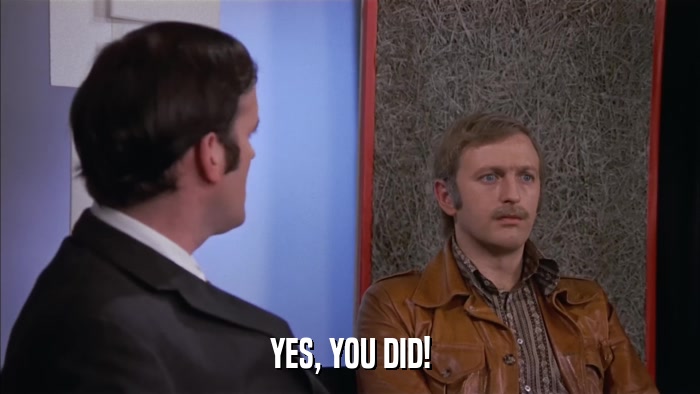 YES, YOU DID!  