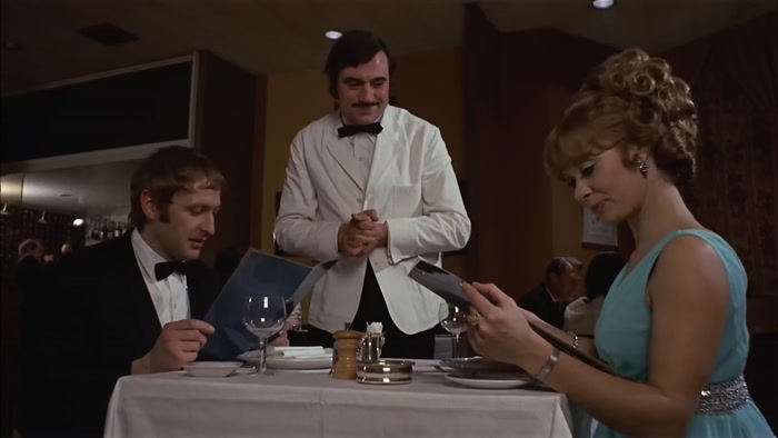 ANYWAY, DARLING, HAVE A LOOK AT THE MENU. 