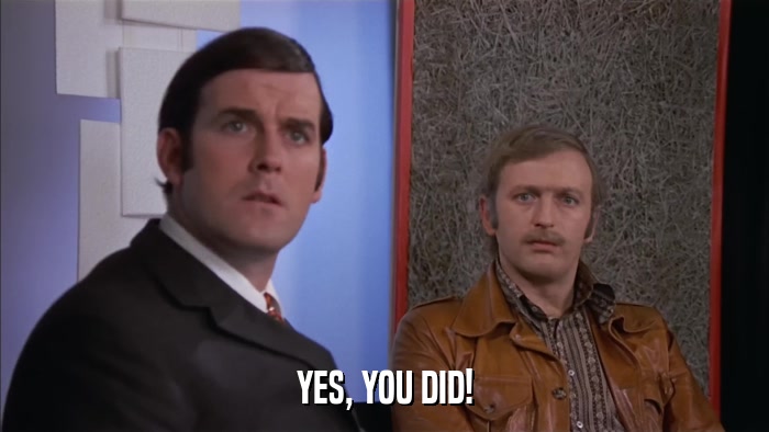 YES, YOU DID!  