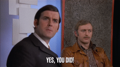 YES, YOU DID!  