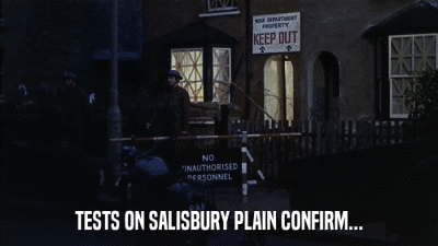 TESTS ON SALISBURY PLAIN CONFIRM...  