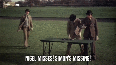 NIGEL MISSES! SIMON'S MISSING!  