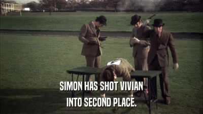 SIMON HAS SHOT VIVIAN INTO SECOND PLACE. 