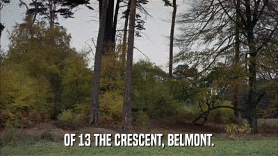 OF 13 THE CRESCENT, BELMONT.  
