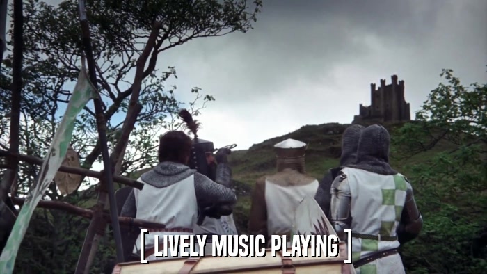 [ LIVELY MUSIC PLAYING ]  