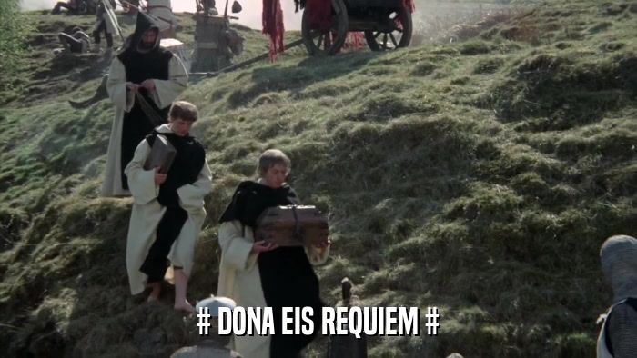 # DONA EIS REQUIEM #  