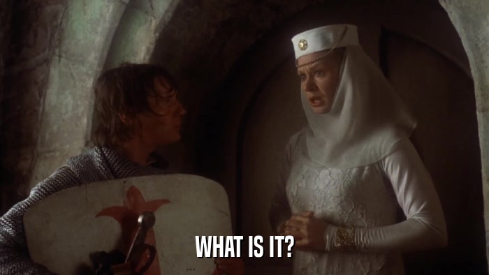 WHAT IS IT?  