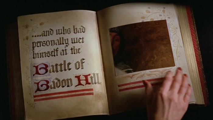 AND WHO HAD PERSONALLY WET HIMSELF AT THE BATTLE OF BADON HILL. 