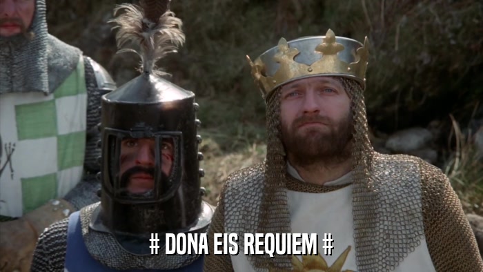 # DONA EIS REQUIEM #  