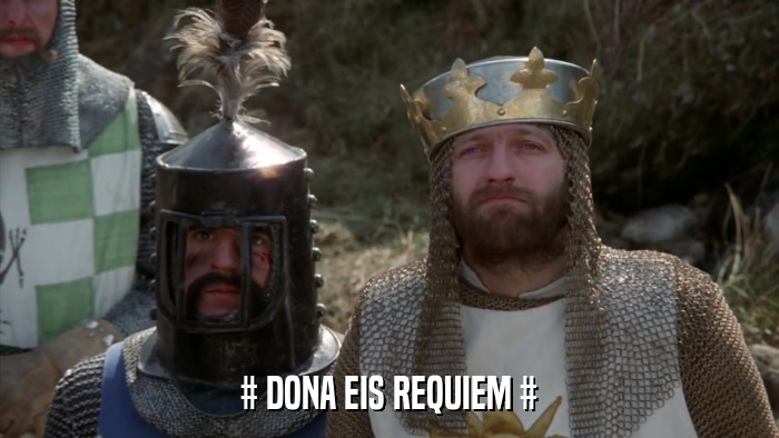 # DONA EIS REQUIEM #  