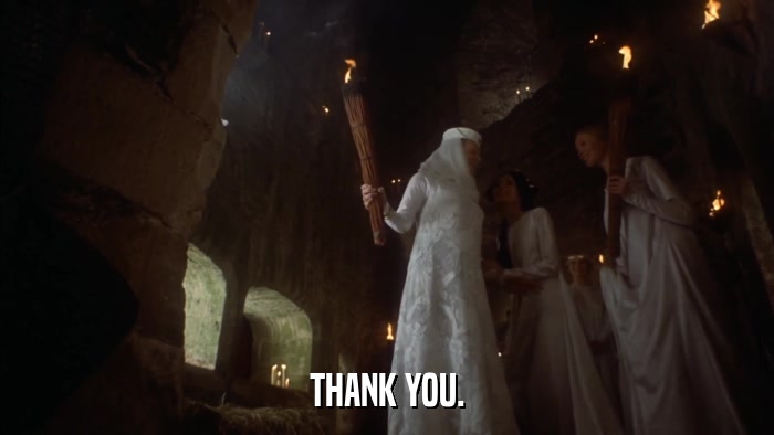THANK YOU.  