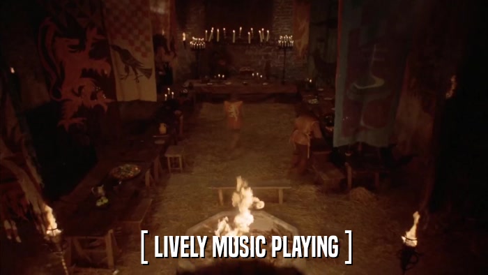 [ LIVELY MUSIC PLAYING ]  