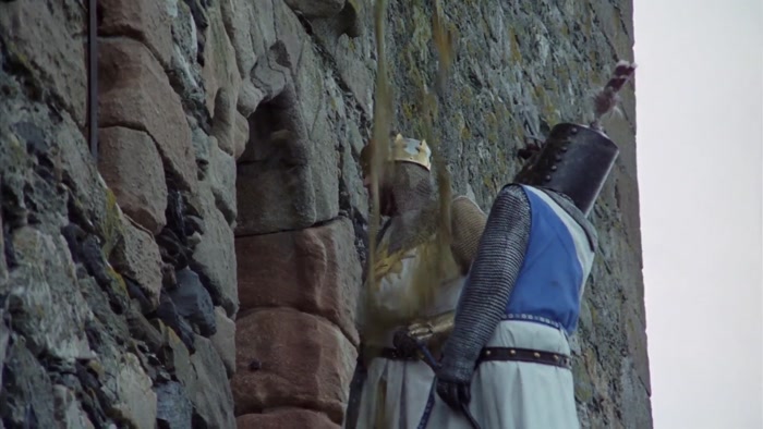 IF YOU'LL NOT OPEN THIS DOOR, WE SHALL TAKE THIS CASTLE BY FORCE! 