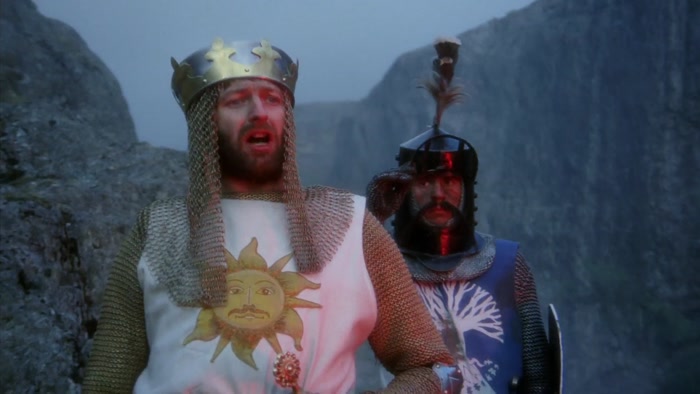 TO SEEK THE HOLY GRAIL.  