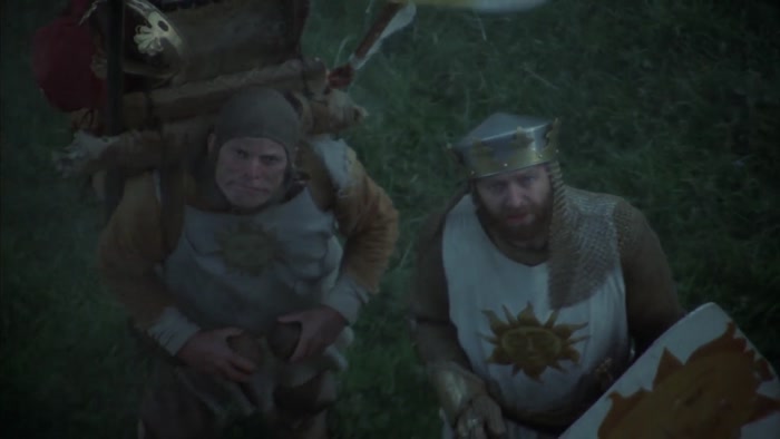 WE HAVE RIDDEN THE LENGTH OF THE LAND IN SEARCH OF KNIGHTS 