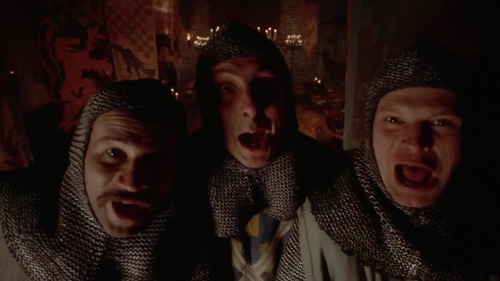 # WE'RE KNIGHTS # # OF THE ROUND TABLE # 