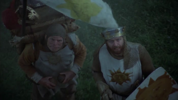 WE HAVE RIDDEN THE LENGTH OF THE LAND IN SEARCH OF KNIGHTS 