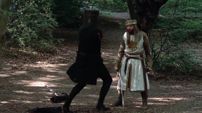 I'LL HAVE YOUR LEG. RIGHT!  