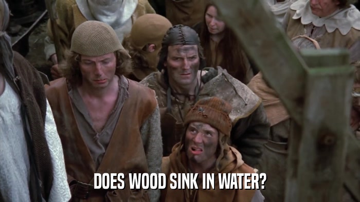 DOES WOOD SINK IN WATER?  