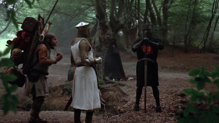 YOU FIGHT WITH THE STRENGTH OF MANY MEN, SIR KNIGHT. 