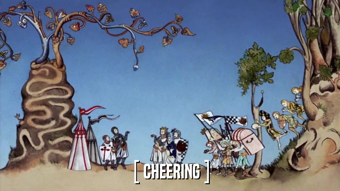 [ CHEERING ]  