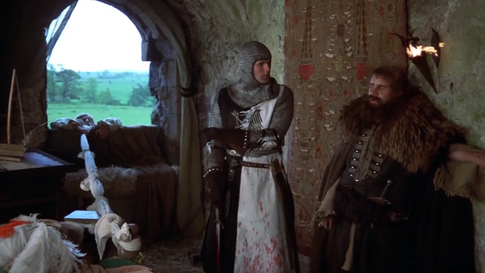 HURRY, SIR LANCELOT!  