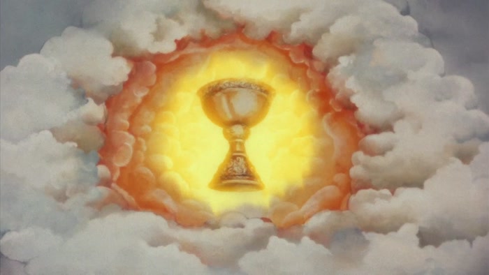 LOOK WELL, ARTHUR, FOR IT IS YOUR SACRED TASK TO SEEK THIS GRAIL. 